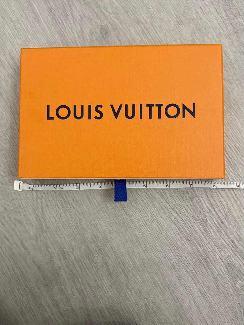 Louis Vuitton Orange Box with Navy Logo